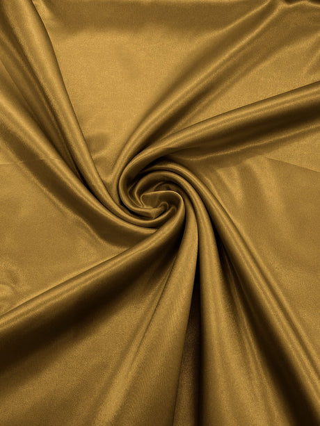 Japan Crepe Satin Polyester Fabric - Solid Color, 59/60" Width, 165 GSM, 0.30 Mm (1 Yard)