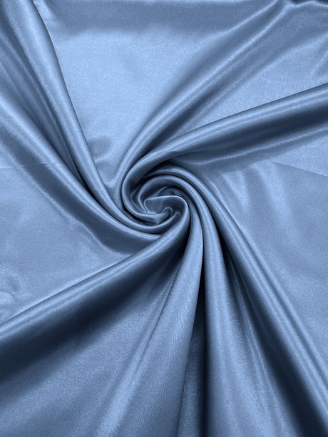 Japan Crepe Satin Polyester Fabric - Solid Color, 59/60" Width, 165 GSM, 0.30 Mm (1 Yard)