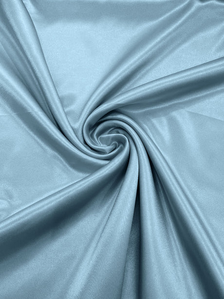 Japan Crepe Satin Polyester Fabric - Solid Color, 59/60" Width, 165 GSM, 0.30 Mm (1 Yard)