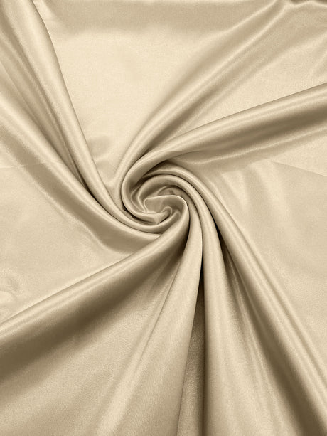 Japan Crepe Satin Polyester Fabric - Solid Color, 59/60" Width, 165 GSM, 0.30 Mm (1 Yard)