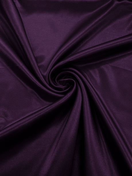 Japan Crepe Satin Polyester Fabric - Solid Color, 59/60" Width, 165 GSM, 0.30 Mm (1 Yard)
