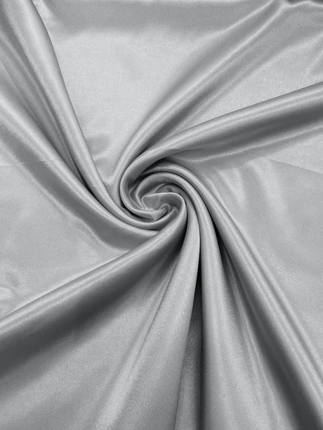 Japan Crepe Satin Polyester Fabric - Solid Color, 59/60" Width, 165 GSM, 0.30 Mm (1 Yard)