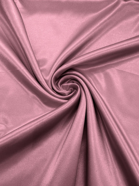 Japan Crepe Satin Polyester Fabric - Solid Color, 59/60" Width, 165 GSM, 0.30 Mm (1 Yard)