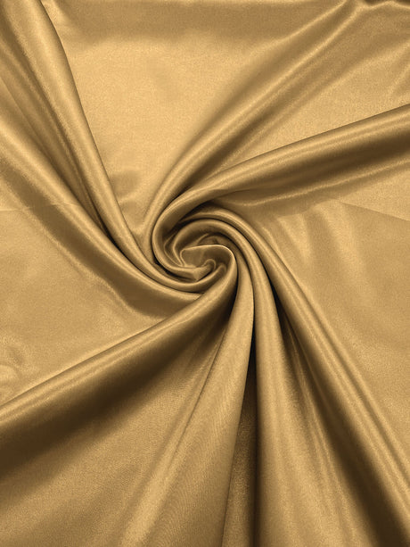 Japan Crepe Satin Polyester Fabric - Solid Color, 59/60" Width, 165 GSM, 0.30 Mm (1 Yard)