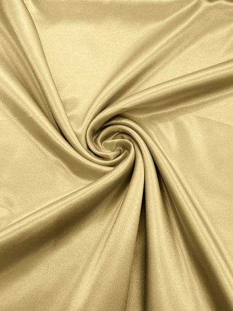 Japan Crepe Satin Polyester Fabric - Solid Color, 59/60" Width, 165 GSM, 0.30 Mm (1 Yard)