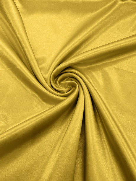 Japan Crepe Satin Polyester Fabric - Solid Color, 59/60" Width, 165 GSM, 0.30 Mm (1 Yard)