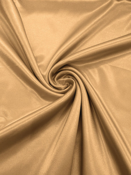 Japan Crepe Satin Polyester Fabric - Solid Color, 59/60" Width, 165 GSM, 0.30 Mm (1 Yard)