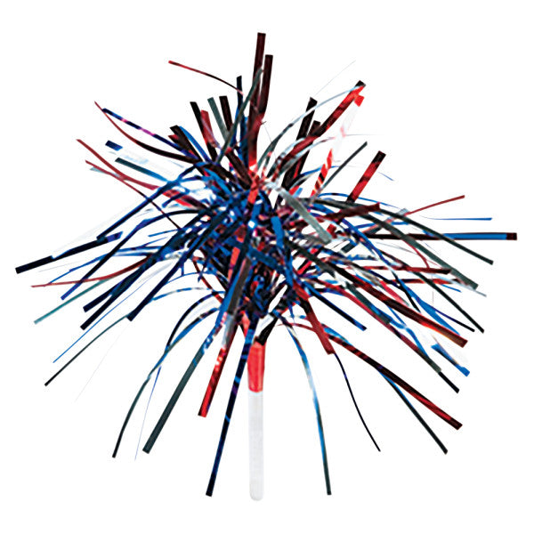 Independence Day Spray Mylar topper celebrate with congratulations Cupcake Cake Pics - set of 24