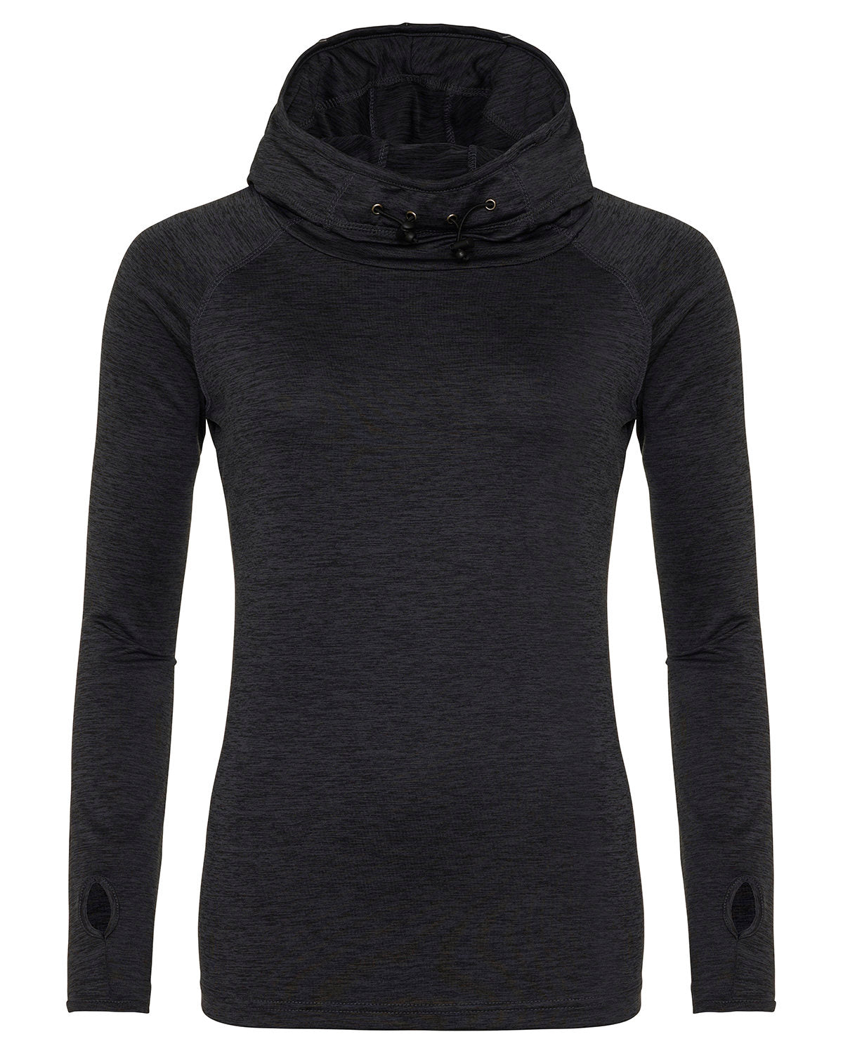 Ladies' Cool Cowl-Neck Long-Sleeve T-Shirt