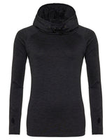 Ladies' Cool Cowl-Neck Long-Sleeve T-Shirt