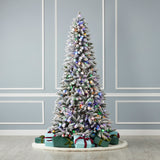 6.5' Snow Kissed Pine Tree Multicolor LED