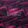 Jeans Patch Polyester Spandex Fabric - Blue/Fuchsia, Denim Patch Print, 60" Width (1 Yard)