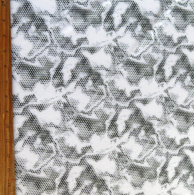 Swim Knit Nylon Spandex Abstract Print