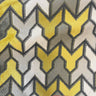 Cut Velvet Upholstery Fabric Jefferson Geometric Pattern