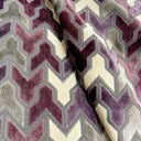 Cut Velvet Upholstery Fabric Jefferson Geometric Pattern