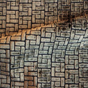 Burnout Velvet Upholstery Fabric Westfield Geometric Block Pattern by the Yard