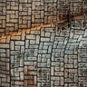 Burnout Velvet Upholstery Fabric Westfield Geometric Block Pattern by the Yard