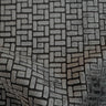 Burnout Velvet Upholstery Fabric Westfield Geometric Block Pattern by the Yard