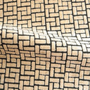 Burnout Velvet Upholstery Fabric Westfield Geometric Block Pattern by the Yard