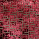 Burnout Velvet Upholstery Fabric Westfield Geometric Block Pattern by the Yard