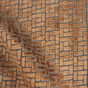 Burnout Velvet Upholstery Fabric Westfield Geometric Block Pattern by the Yard
