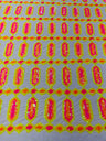 Jewel Sequin Polyester Fabric - Iridescent Jewel Embroidered Sequin Mesh, 54" Width, 36" Length (1 Yard)