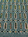 Jewel Sequin Polyester Fabric - Iridescent Jewel Embroidered Sequin Mesh, 54" Width, 36" Length (1 Yard)