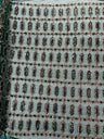 Jewel Sequin Polyester Fabric - Iridescent Jewel Embroidered Sequin Mesh, 54" Width, 36" Length (1 Yard)