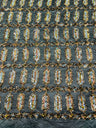 Jewel Sequin Polyester Fabric - Iridescent Jewel Embroidered Sequin Mesh, 54" Width, 36" Length (1 Yard)