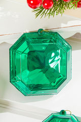 4"-5" Jewel Ornament - Green