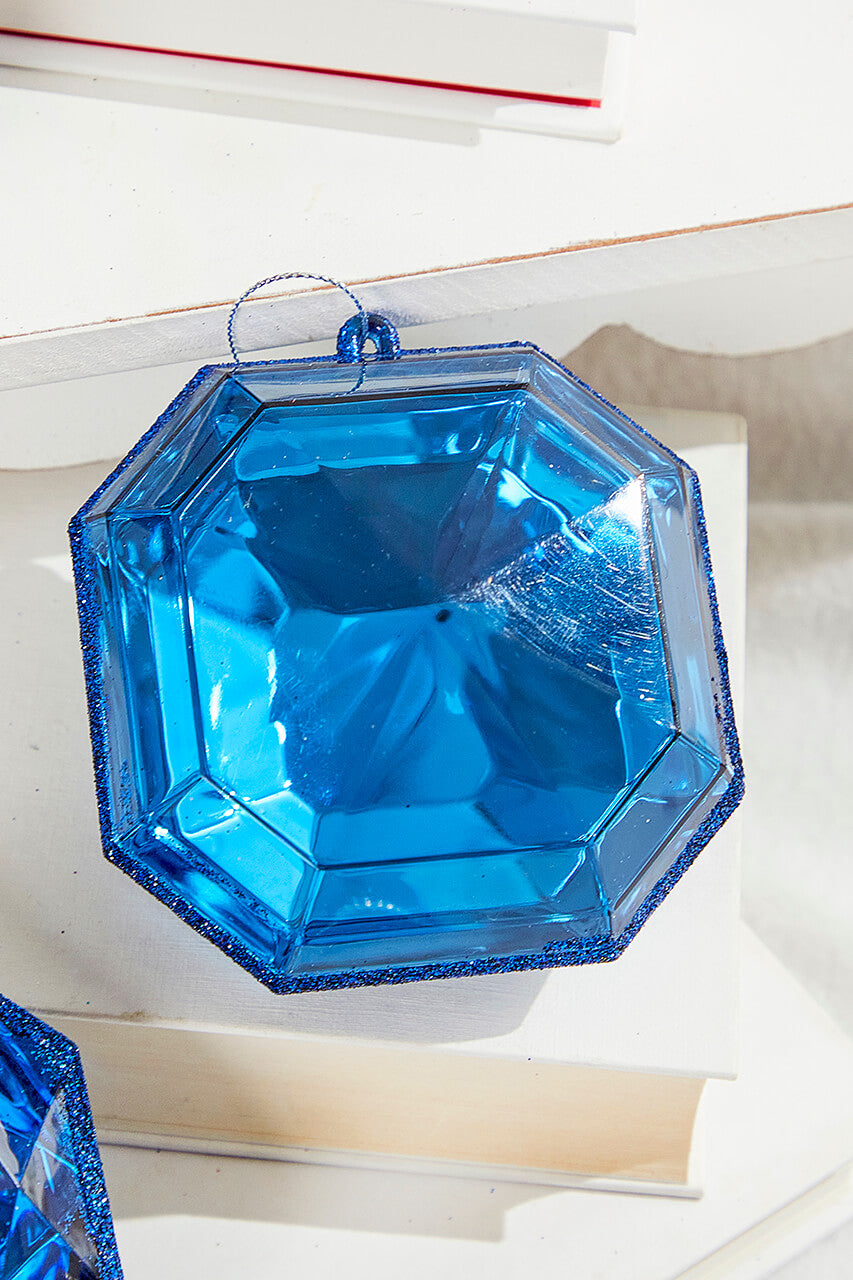 4"-5" Jewel Ornament - Sapphire