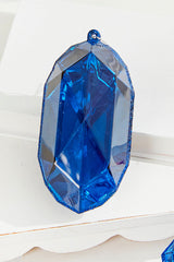 4"-5" Jewel Ornament - Sapphire