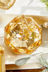 4"-5" Jewel Ornament - Champagne