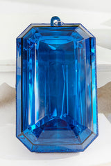 8 Inchi Sapphire Jewel Ornament Christmas Tree Decor Luxury Statement Piece