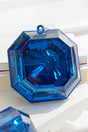 6" Jewel Ornament - Sapphire