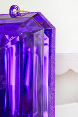 8" Jewel Ornament - Purple