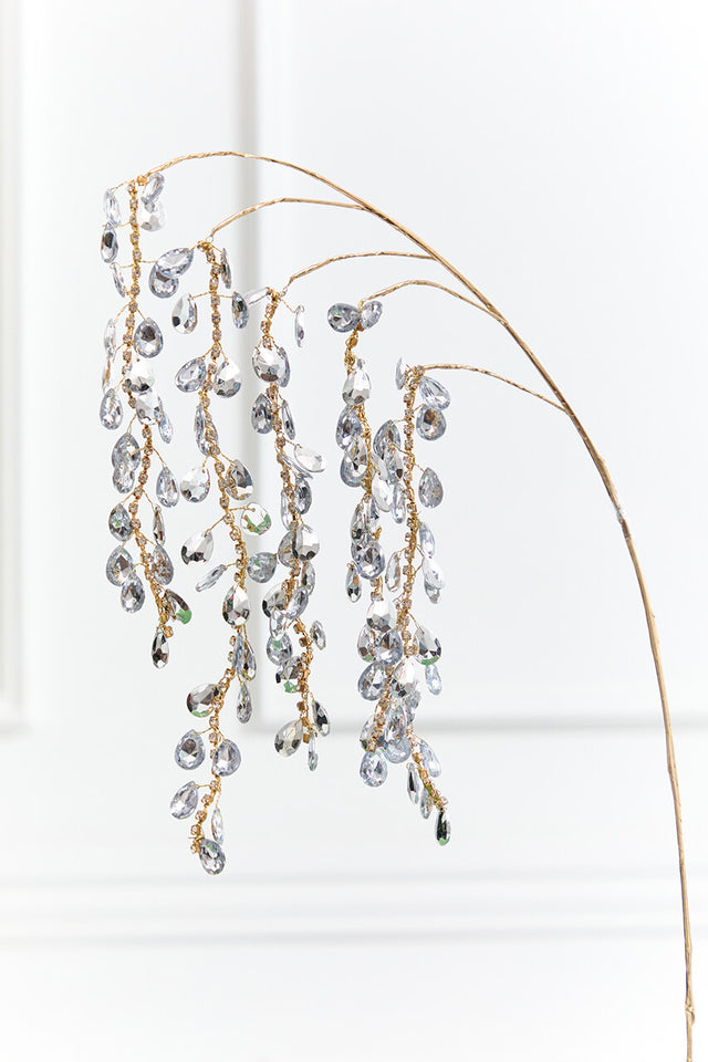 31" Crystal Jewel Drop Spray