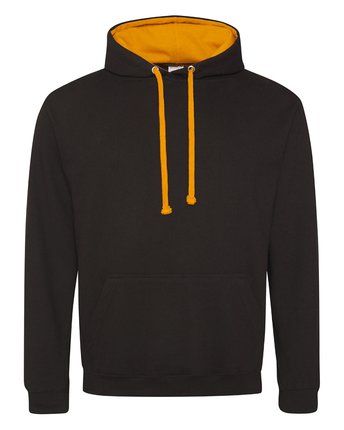 Adult Midweight Varsity Contrast Hooded Sweatshirt