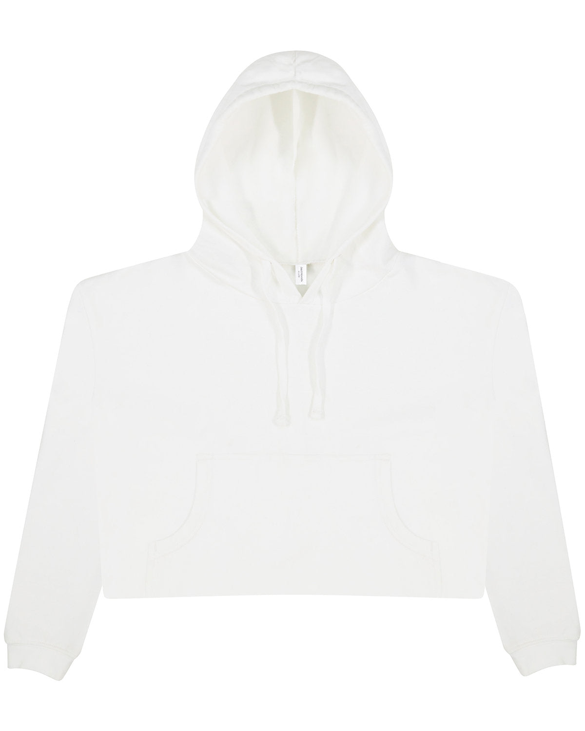 Ladies' Girlie Cropped Hooded Fleece with Pocket