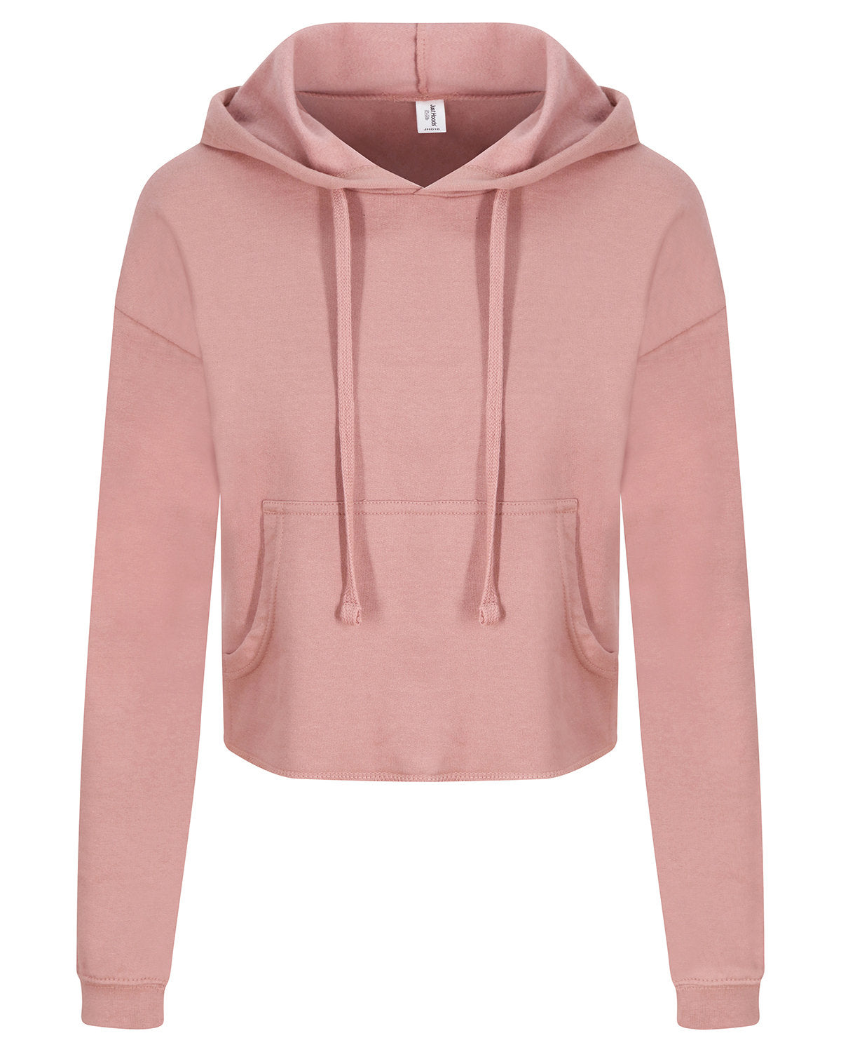 Ladies' Girlie Cropped Hooded Fleece with Pocket