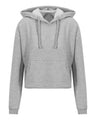 Ladies' Girlie Cropped Hooded Fleece with Pocket