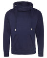 Men's Heavyweight Cross Over Neck Hooded Sweatshirt