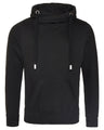 Men's Heavyweight Cross Over Neck Hooded Sweatshirt