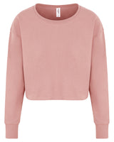 Ladies' Cropped Pullover Sweatshirt