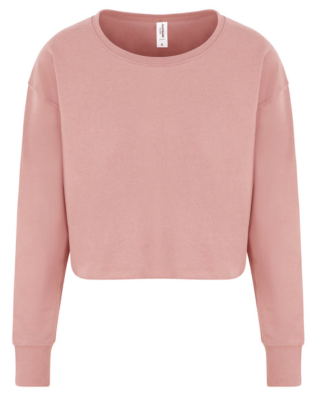 Ladies' Cropped Pullover Sweatshirt