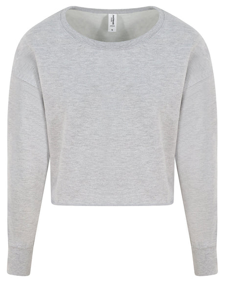 Ladies' Cropped Pullover Sweatshirt