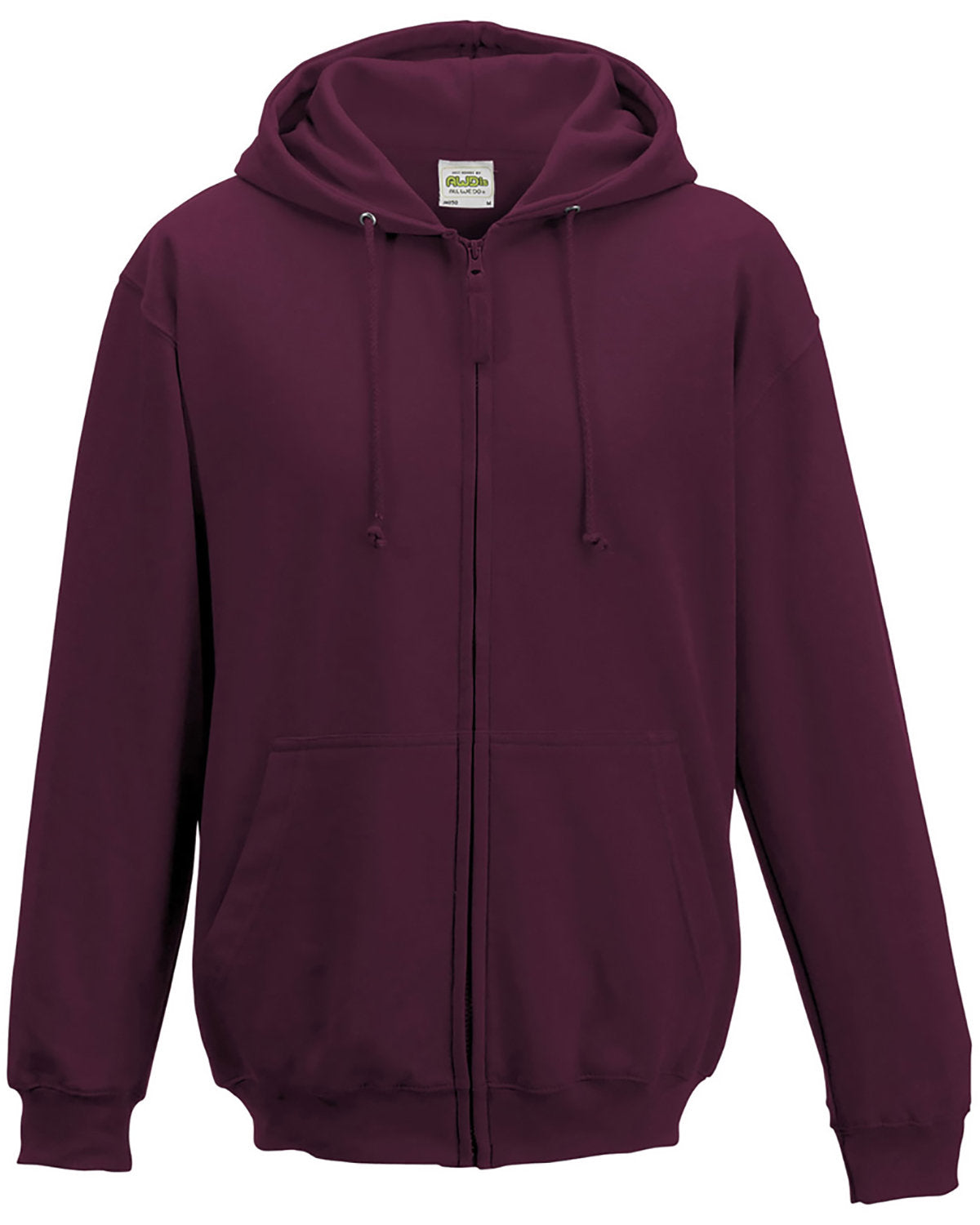 Men's Midweight College Full-Zip Hooded Sweatshirt