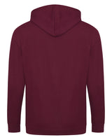 Men's Midweight College Full-Zip Hooded Sweatshirt