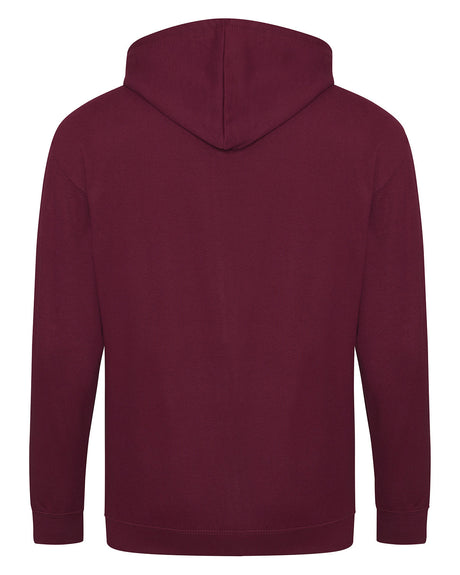 Men's Midweight College Full-Zip Hooded Sweatshirt