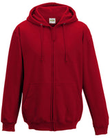 Men's Midweight College Full-Zip Hooded Sweatshirt